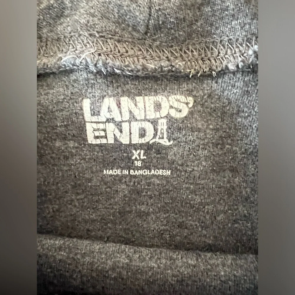 Lands' End Heather Gray Long Sleeve Top